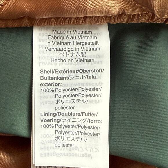 NWOT J.Crew‎ Green Bomber Jacket with Side Zips Quilted Lining, Size Small - Picture 16 of 16